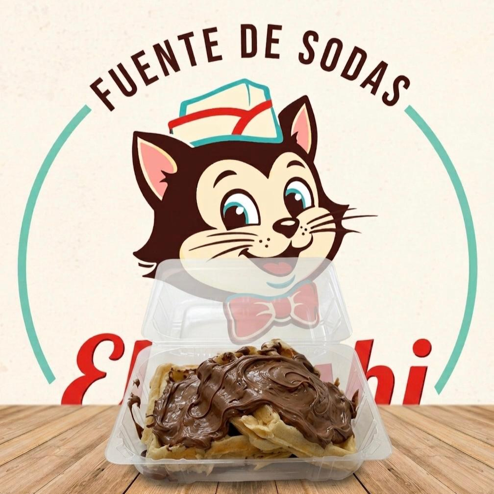 2 Waffles de NUTELLA