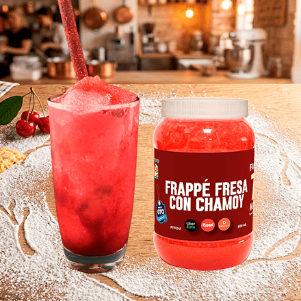 Frappe Fresa con Chamoy 500 ml