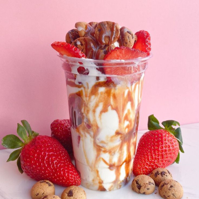 Fresas con crema