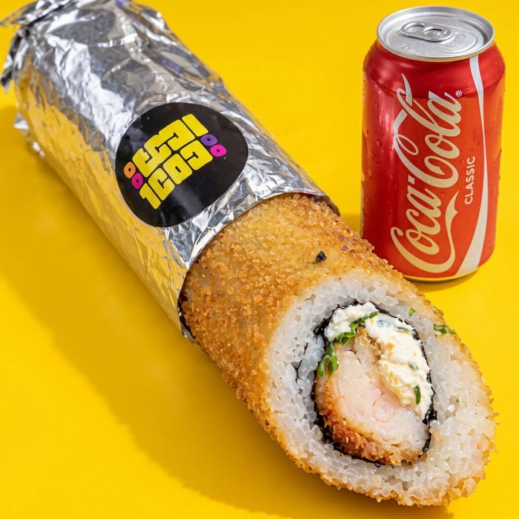 Handroll a Elección + Refresco o Agua Fresca