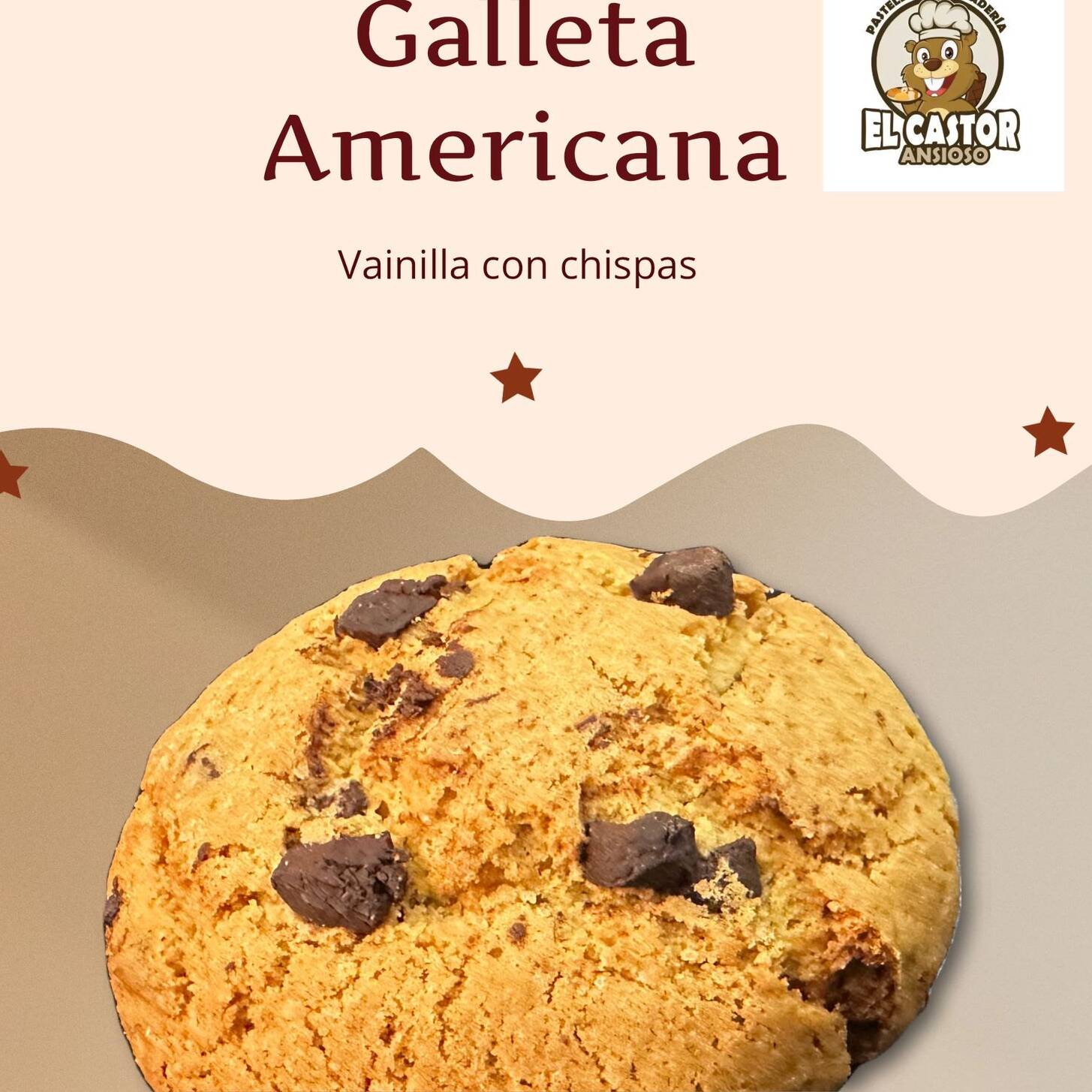 Galleta Americana con Chispas de Chocolate