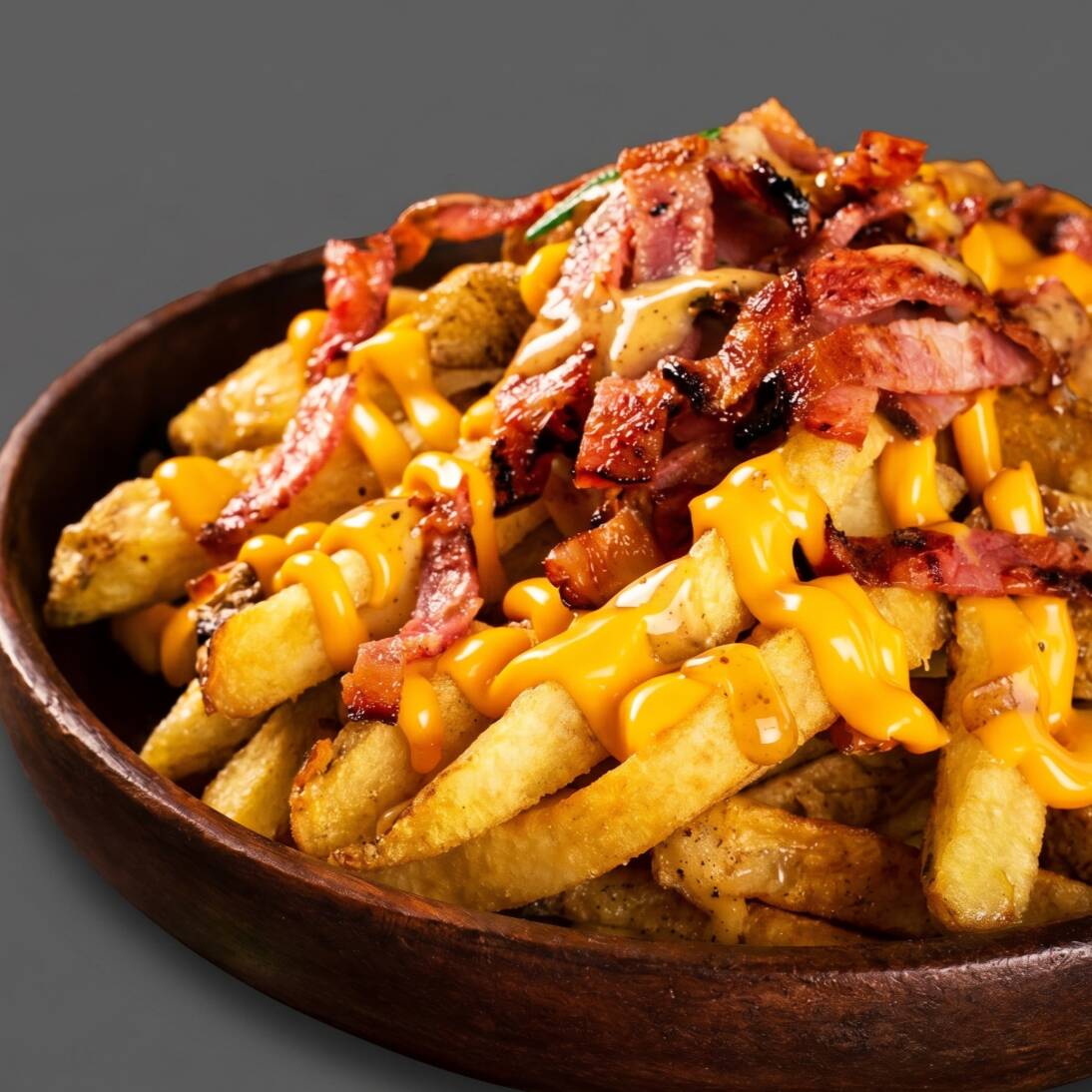 Cheese Fries con Tocineta