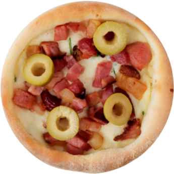 Queijo frescal + ricota + salsinhas+ azeitona+ bacon + Muçarela (Não Acrescentamos ou Retiramos Itens do Recheio)