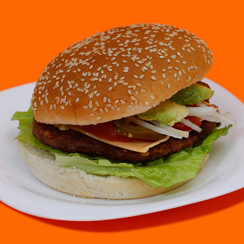 Hamburguesa de Pollo Empanizado