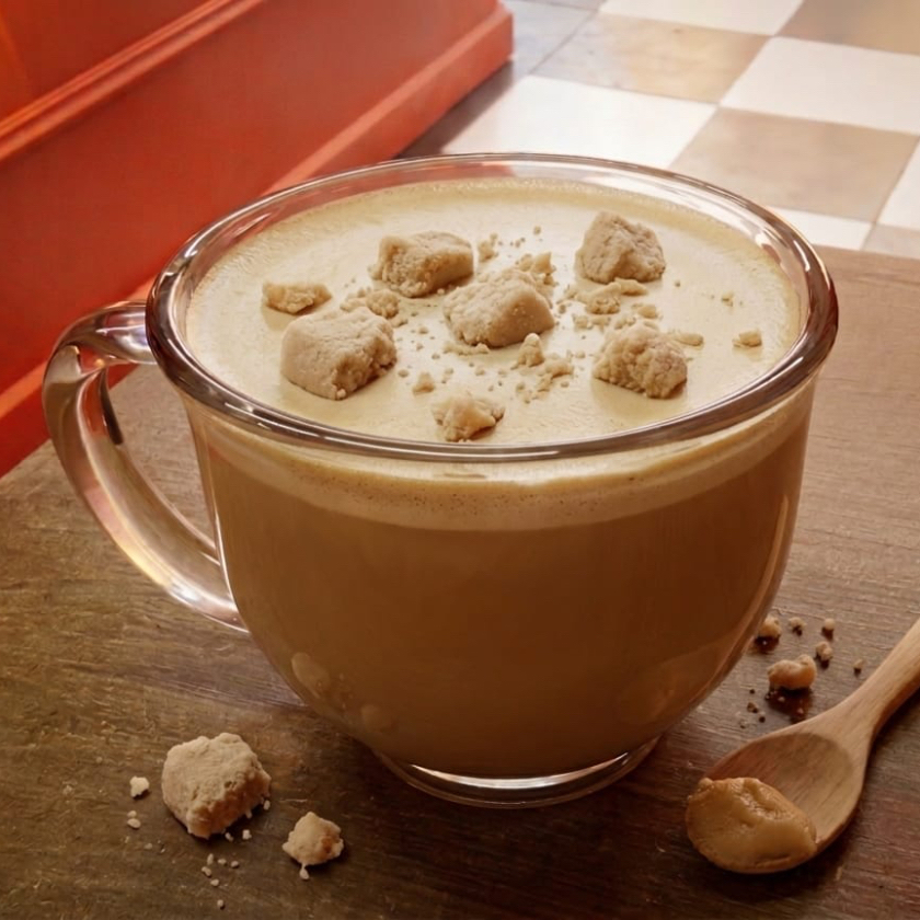 Latte de Mazapán Caliente