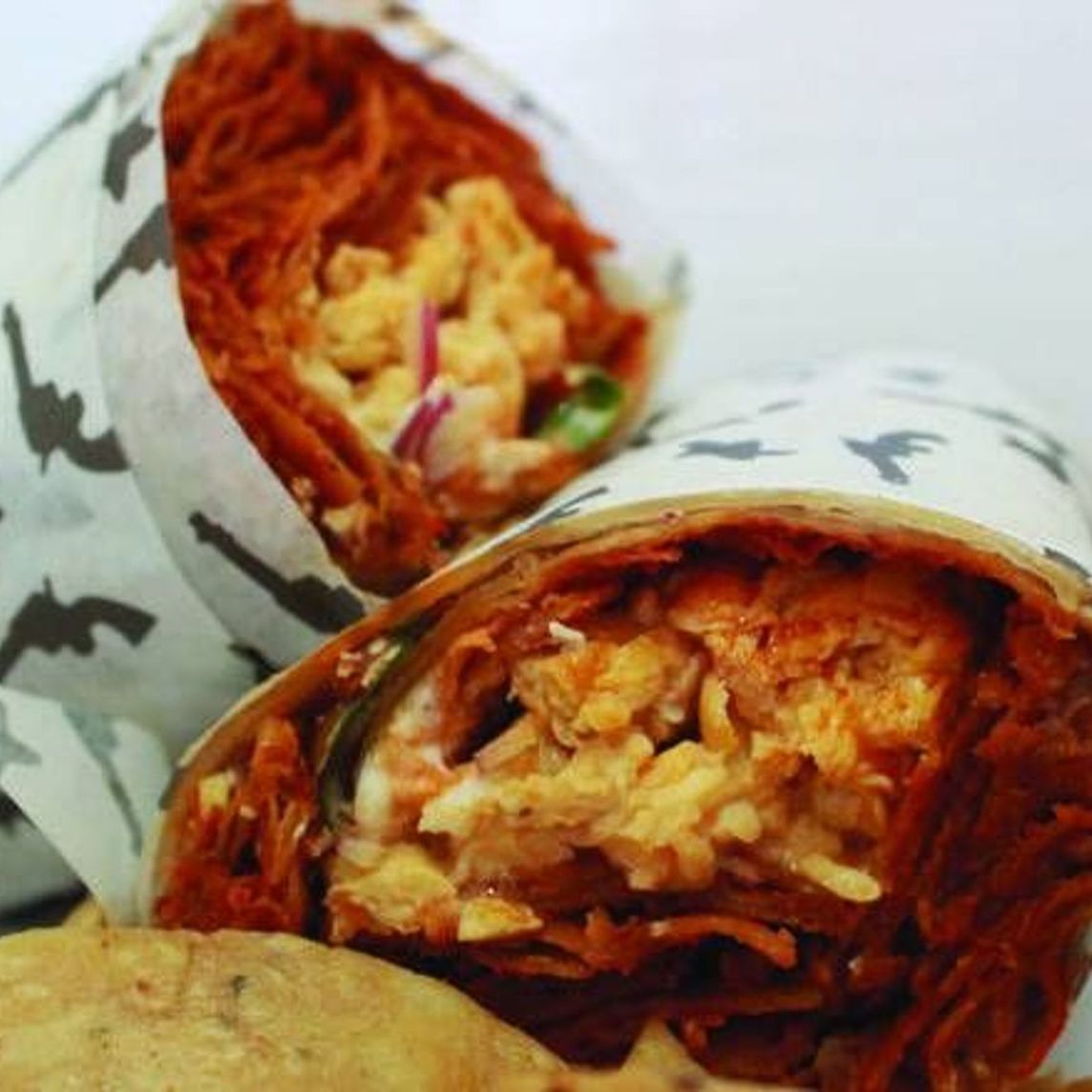 Wrap de Chilaquil Rojos