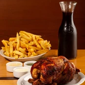 Pollo Entero + Chicha de 1 Litro.