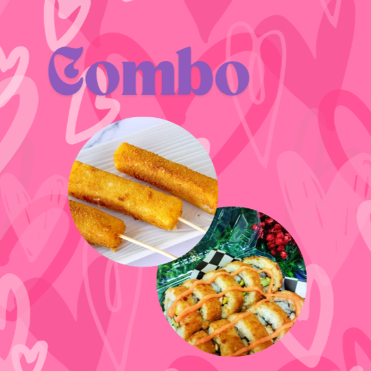 Combo Kushiages + Roll