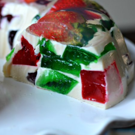 Gelatina con Yogurt y granola