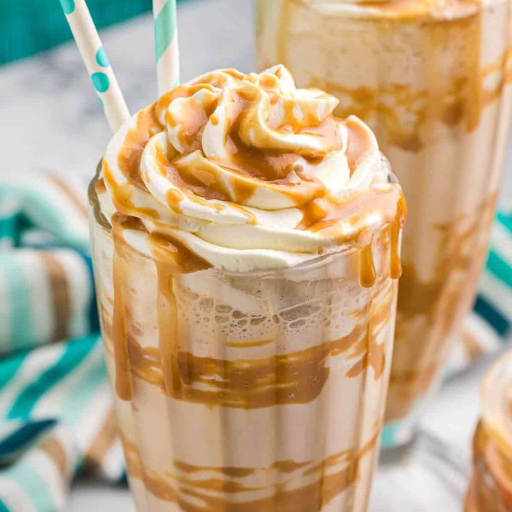 Malteada de Vainilla y Caramelo