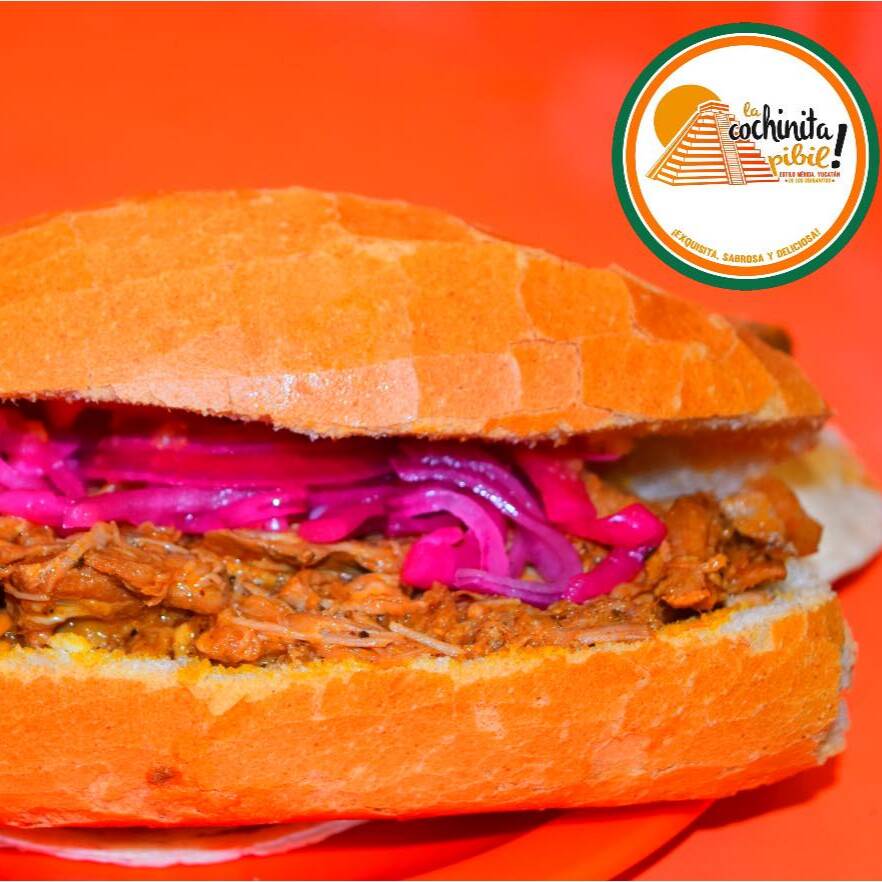 Torta de Cochinita Pibil