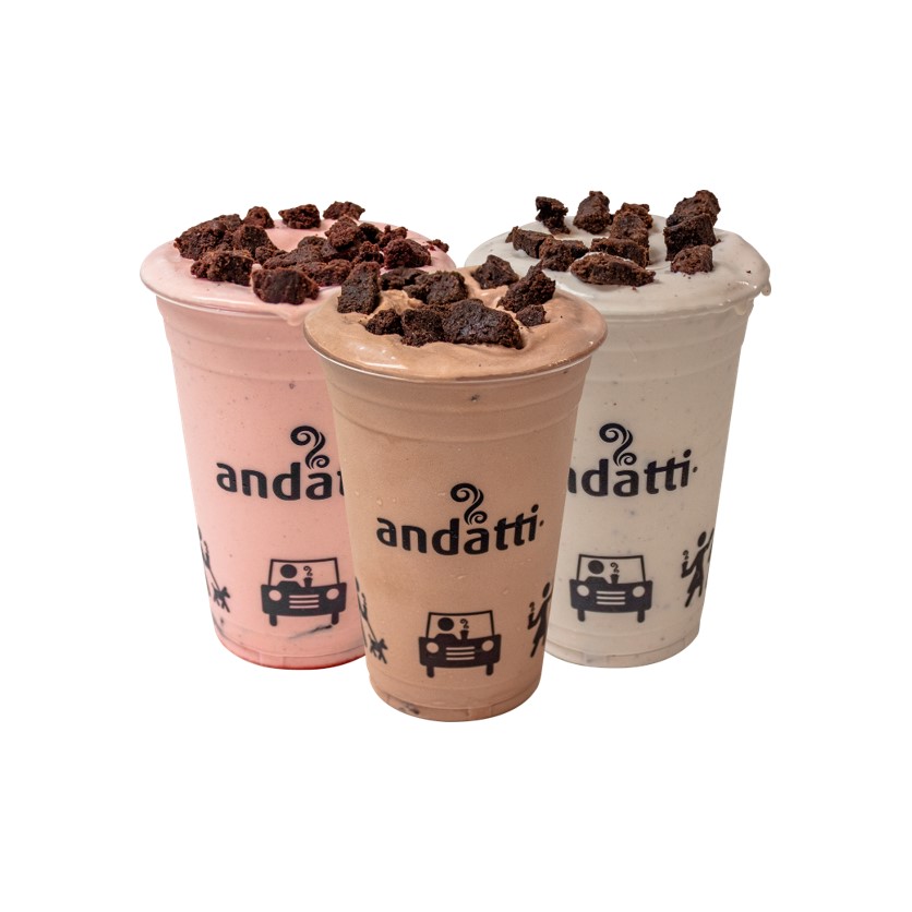 Malteada con Brownie