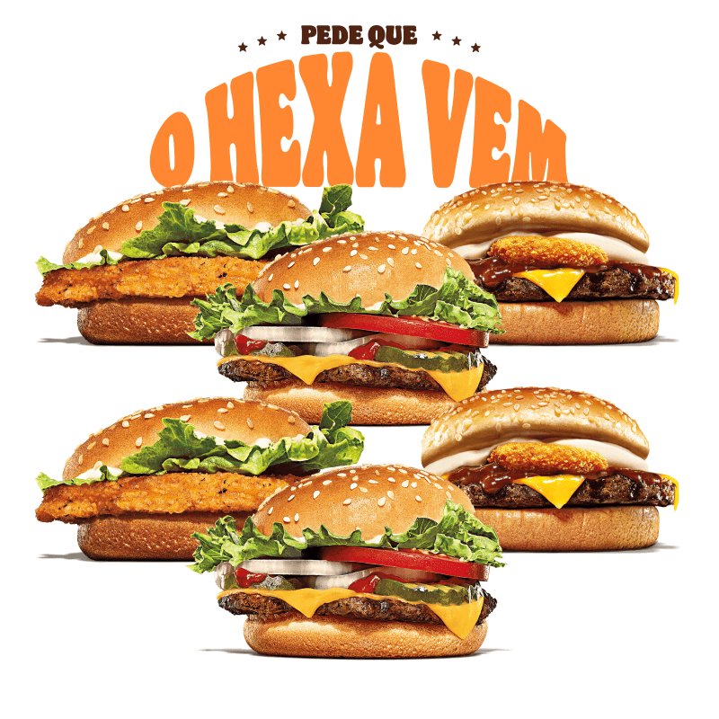 2 Whopper Jr., 2 Rodeio, Chicken Jr.