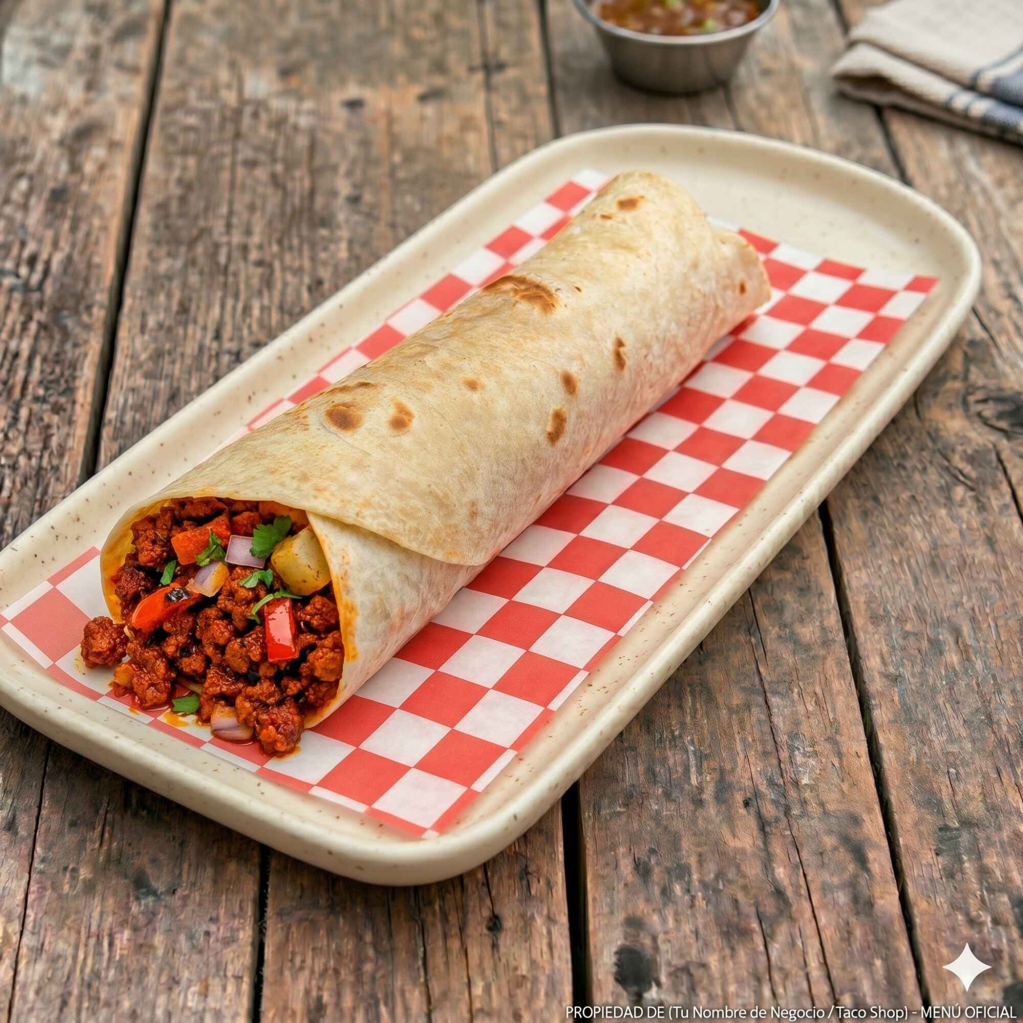 Burrito de Chorizo Rojo