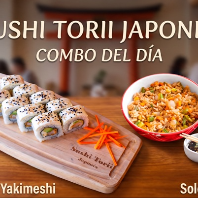 Yakimeshi + Queso Torii