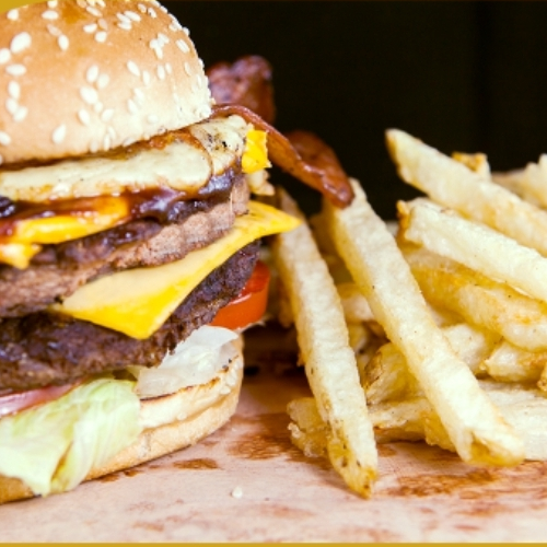 Hamburguesa Doble Arrachera