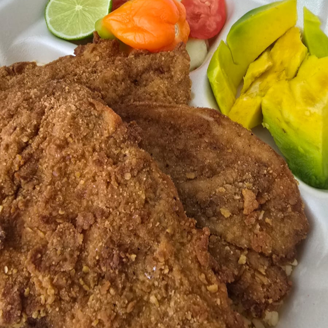Filete de pescado empanizado