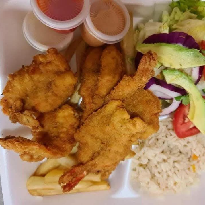 Camarones empanizados