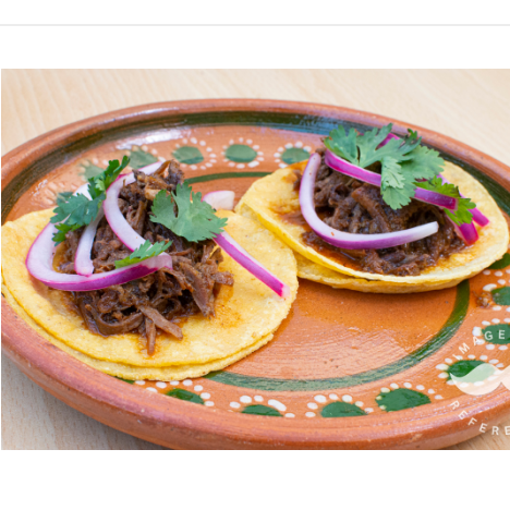 5 Tacos de Barbacoa