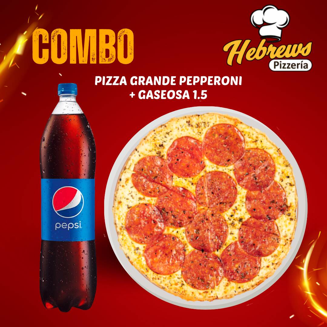 Combo Pizza Grande + Gaseosa 1.5 L