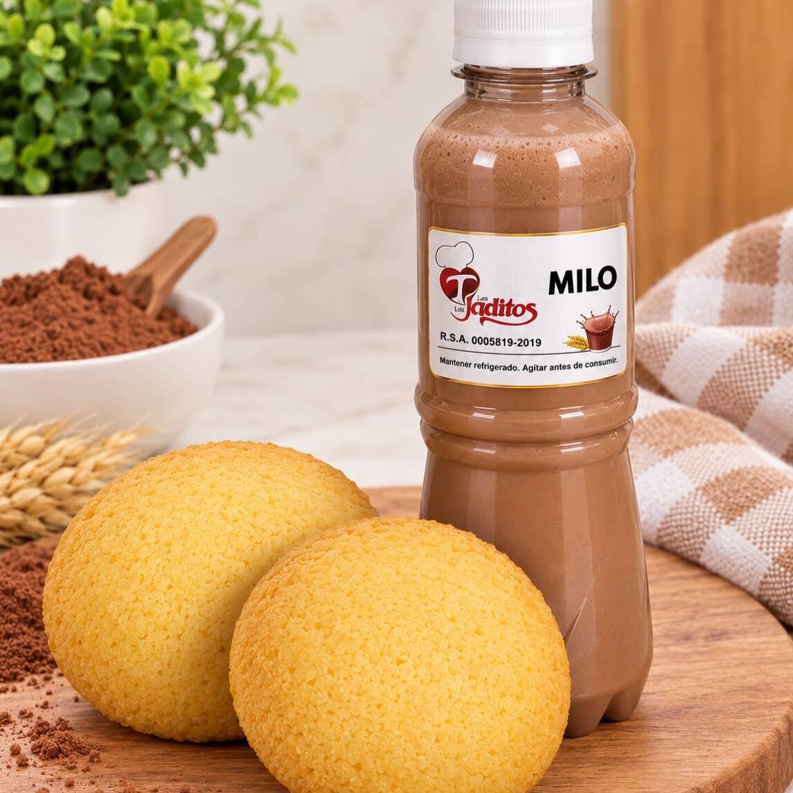 MILO 250ml + 2 Almojabanas