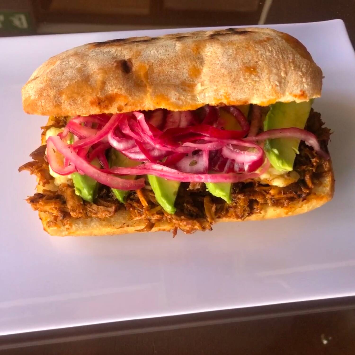 Torta de Cochinita Pibil