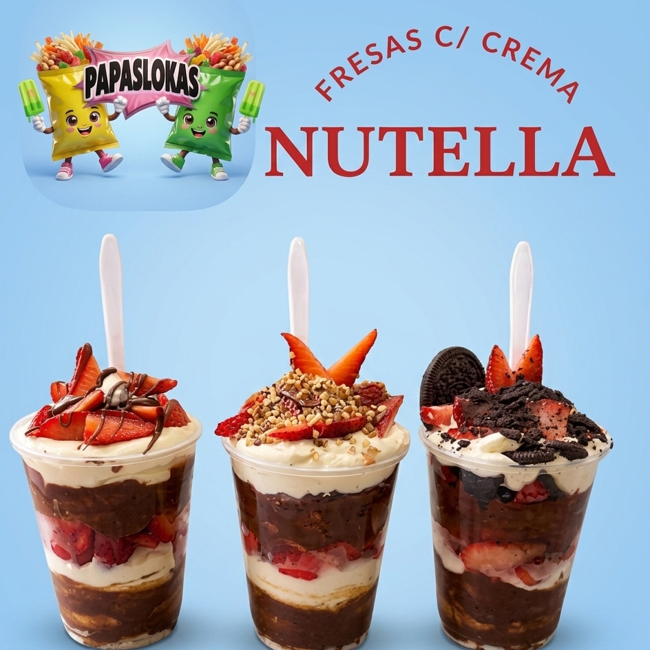 Fresas con NUTELLA