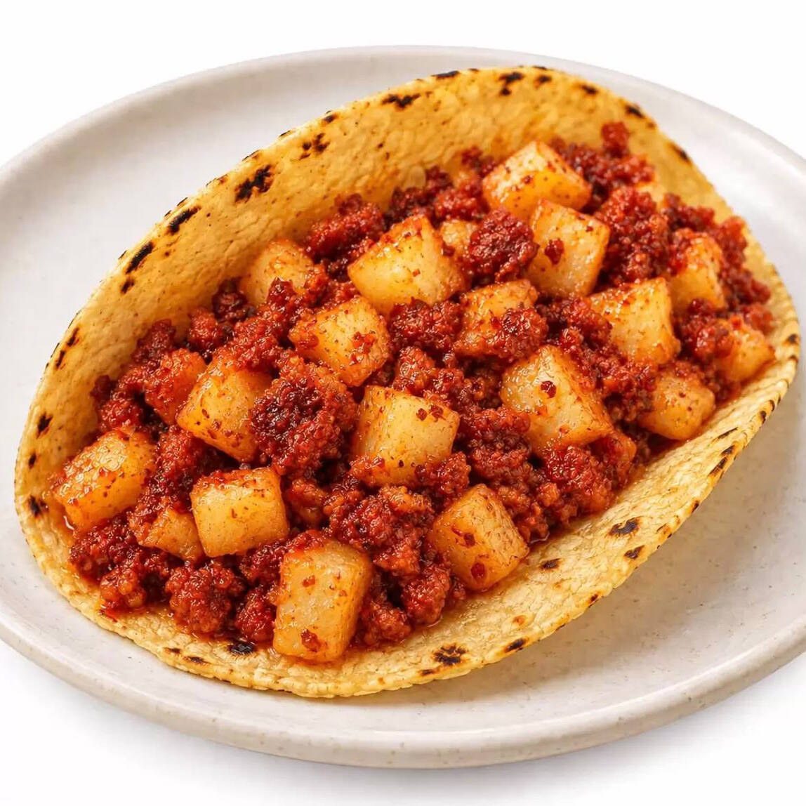 3 Taquitos de Papa con Chorizo
