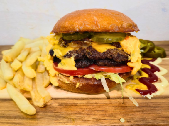 Suculentas hamburguesas de verdad