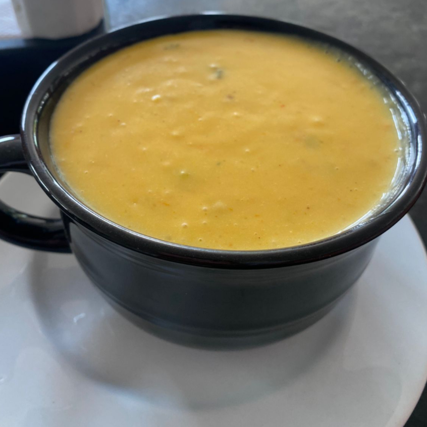 cremoso, bem temperado e cheio de sabor