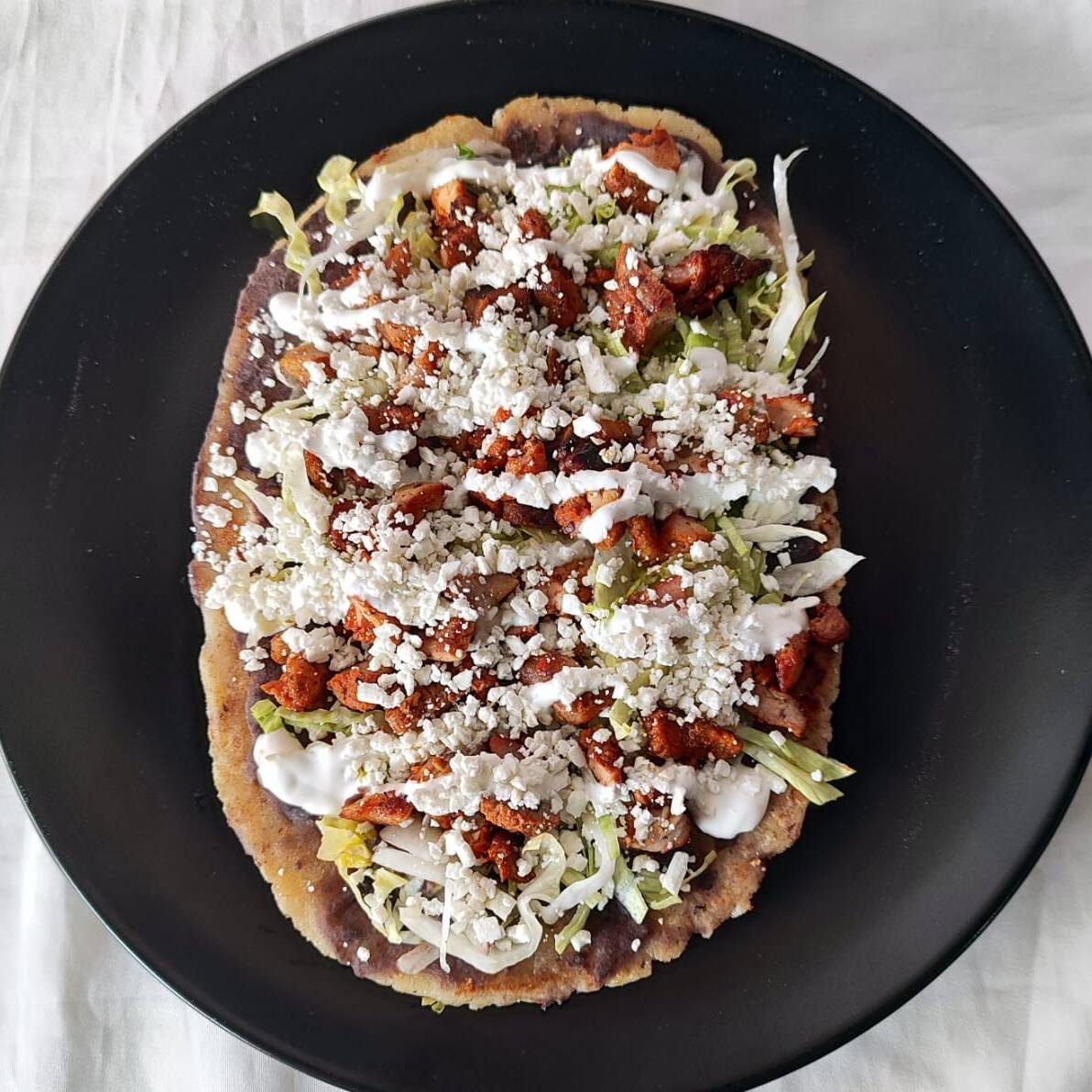 Huarache Milanesa de Pollo