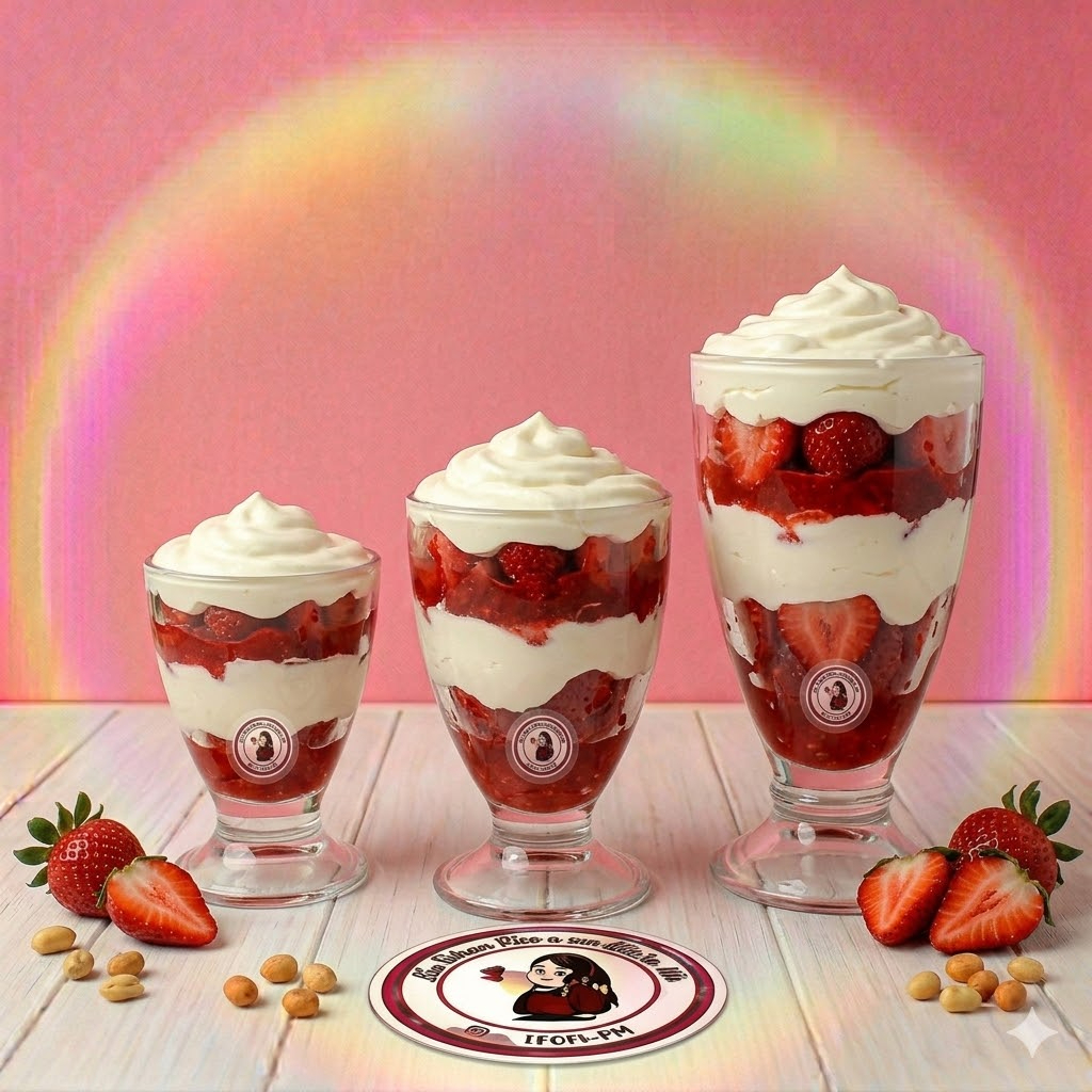 Fresas con Crema Chica 16 Oz
