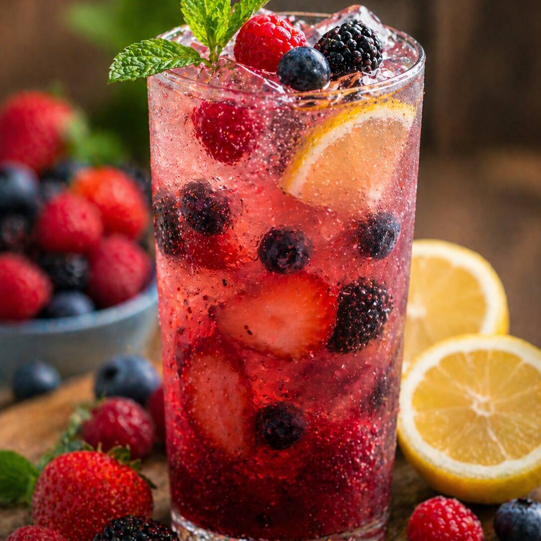 Limonada de Frutos Rojos