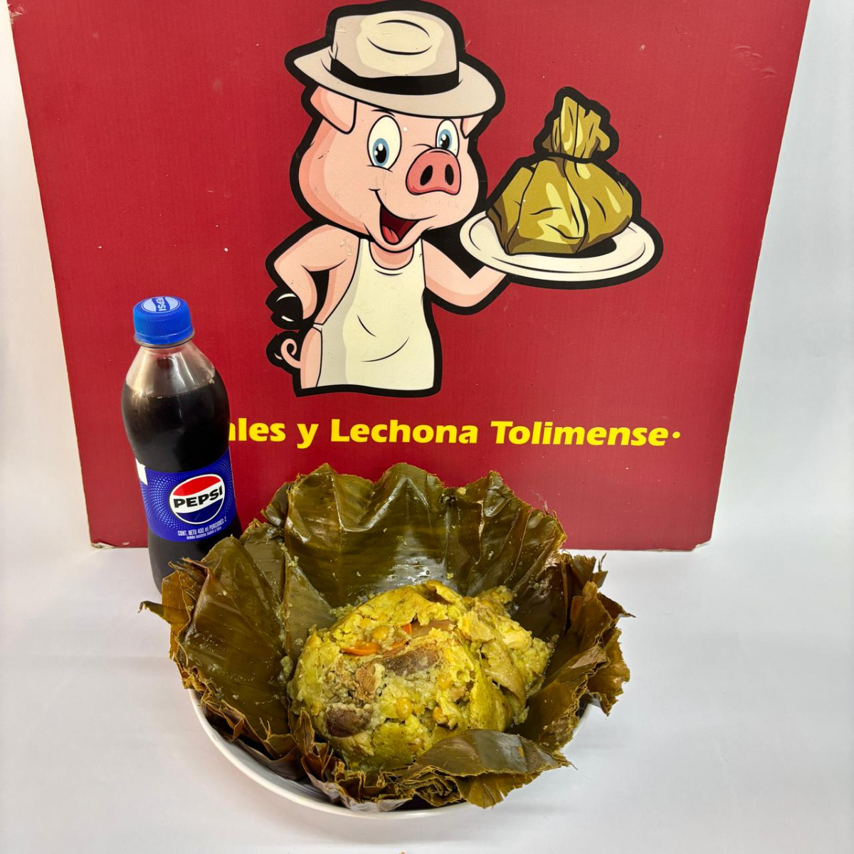 Tamal más Bebida