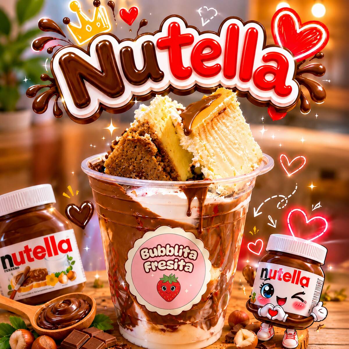 FRESAS CON CREMA - NUTELLA