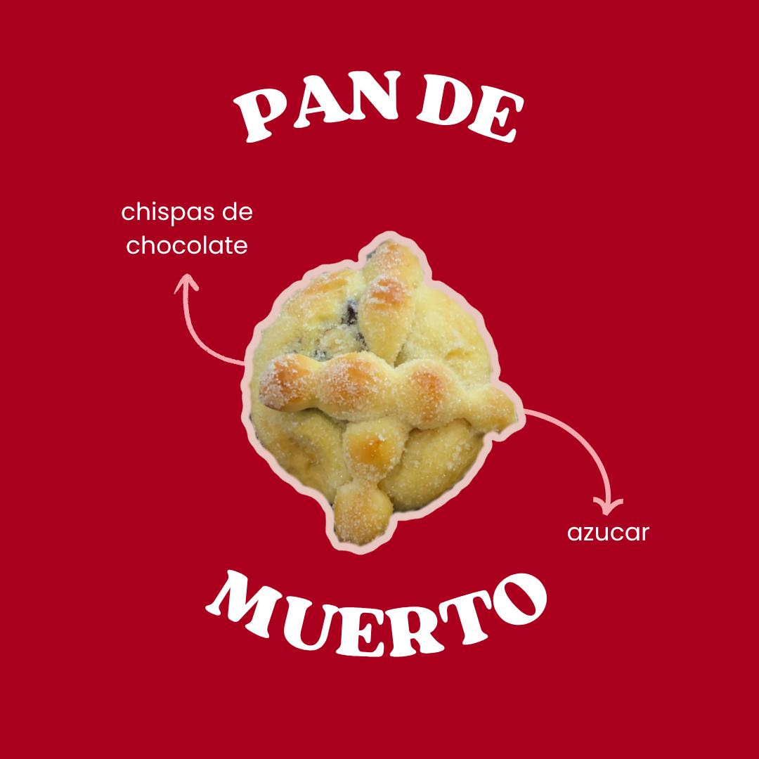 PAN DE MUERTO CHISPAS DE CHOCOLATE