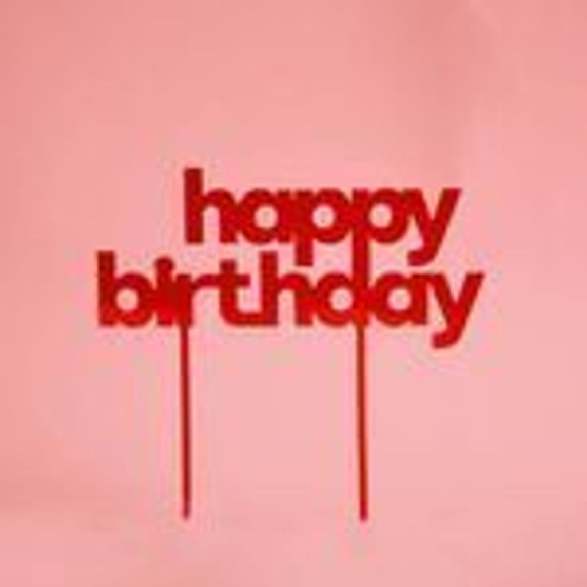 Topper happy birthday grande