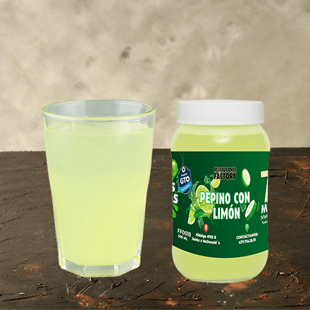 Agua De Pepino Limón FF