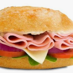 Dos Torta de jamon