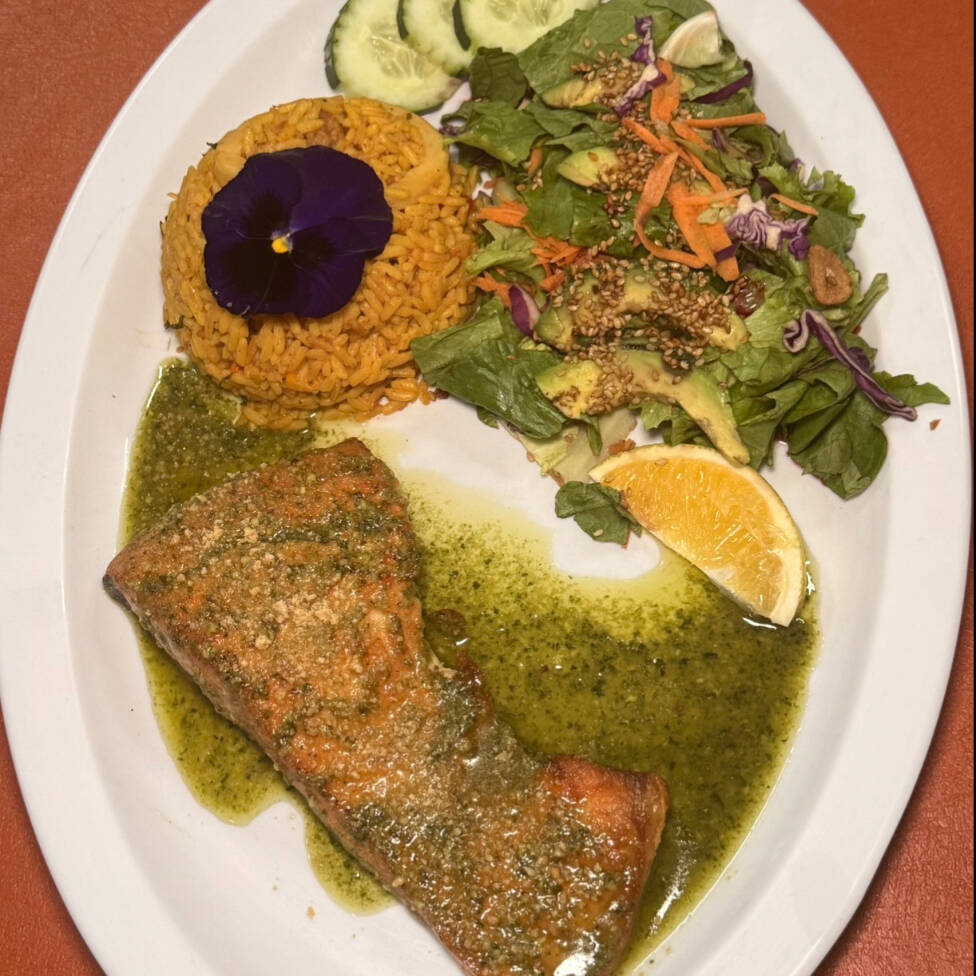 Salmón al Pesto