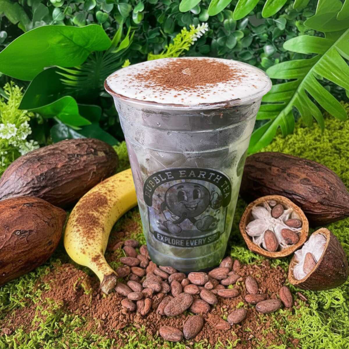 Banana Craking Latte