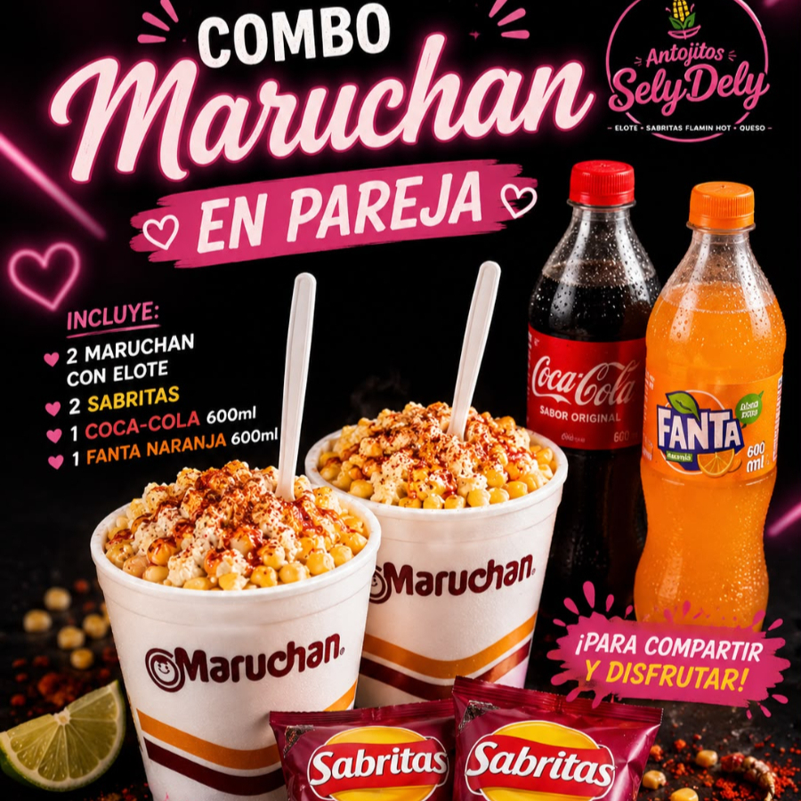 COMBO Maruchan en Pareja
