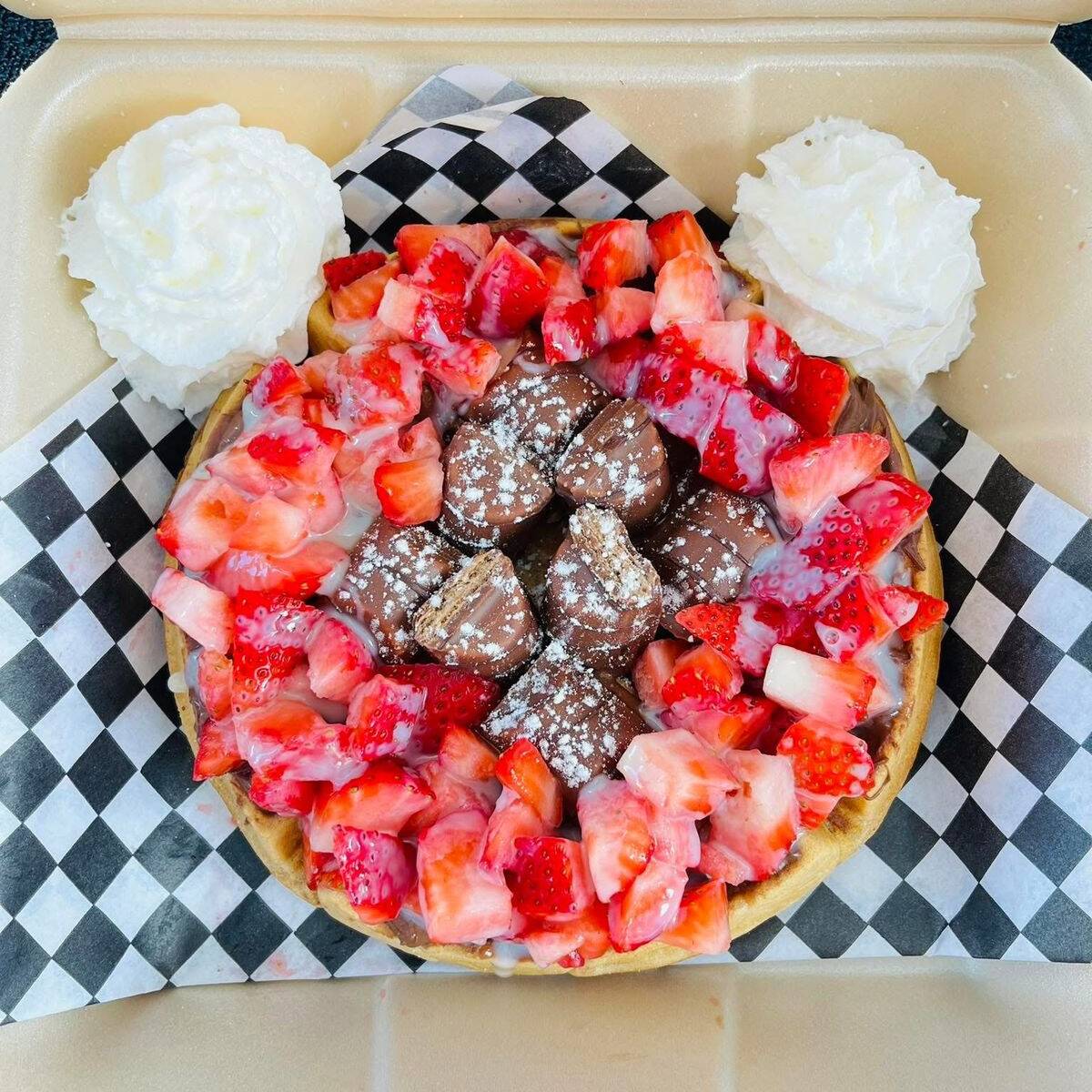 Waffle Chocolate/Fresa