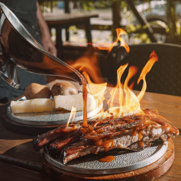 Costillas BBQ Fire Personal