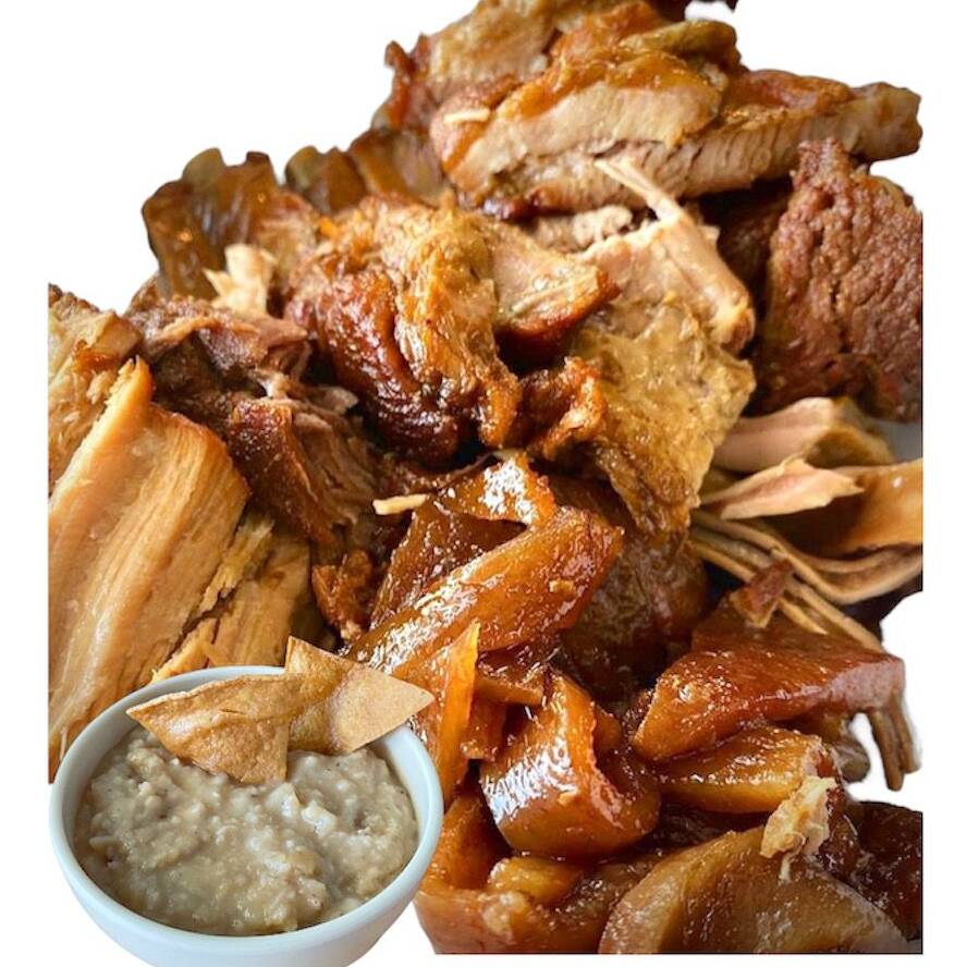 1/2 Kg Carnitas + Orden de Frijoles Fritos