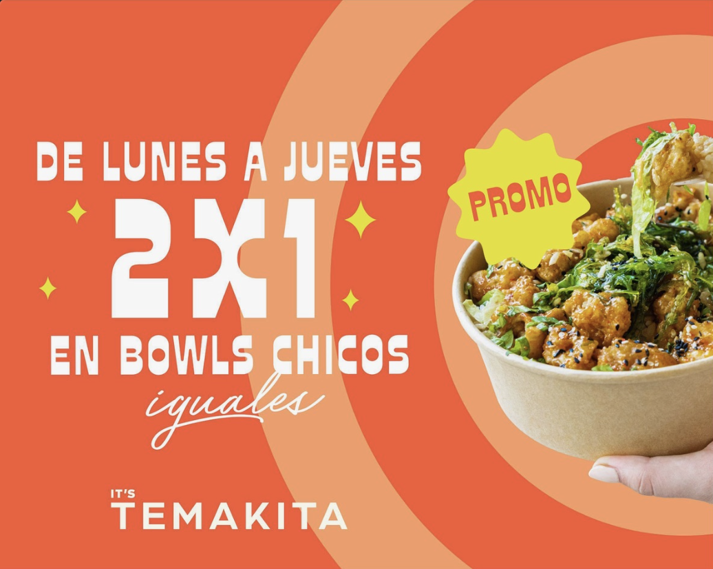 2 x 1 bowls chicos byo