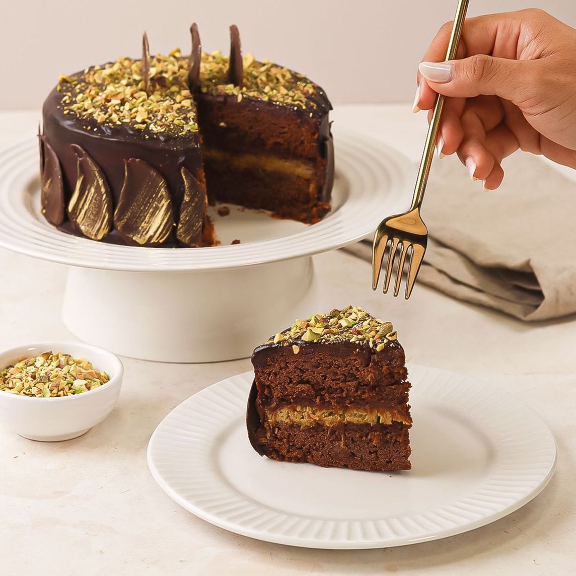 Rebanda Fudge Dubai Cake