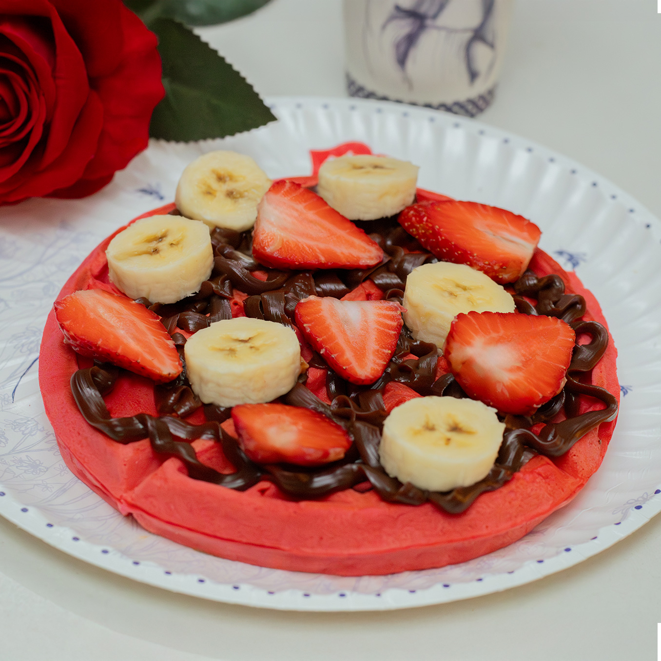 Waffle Con Fudge