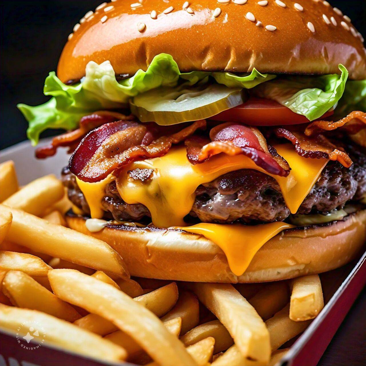 Hamburguesa de Tocino