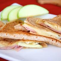Quesadillas con Jamón - 3 pzas